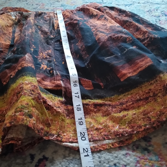 NWOT MODCLOTH fall leaves 💯 cotton fit and flare skirt - Picture 12 of 12